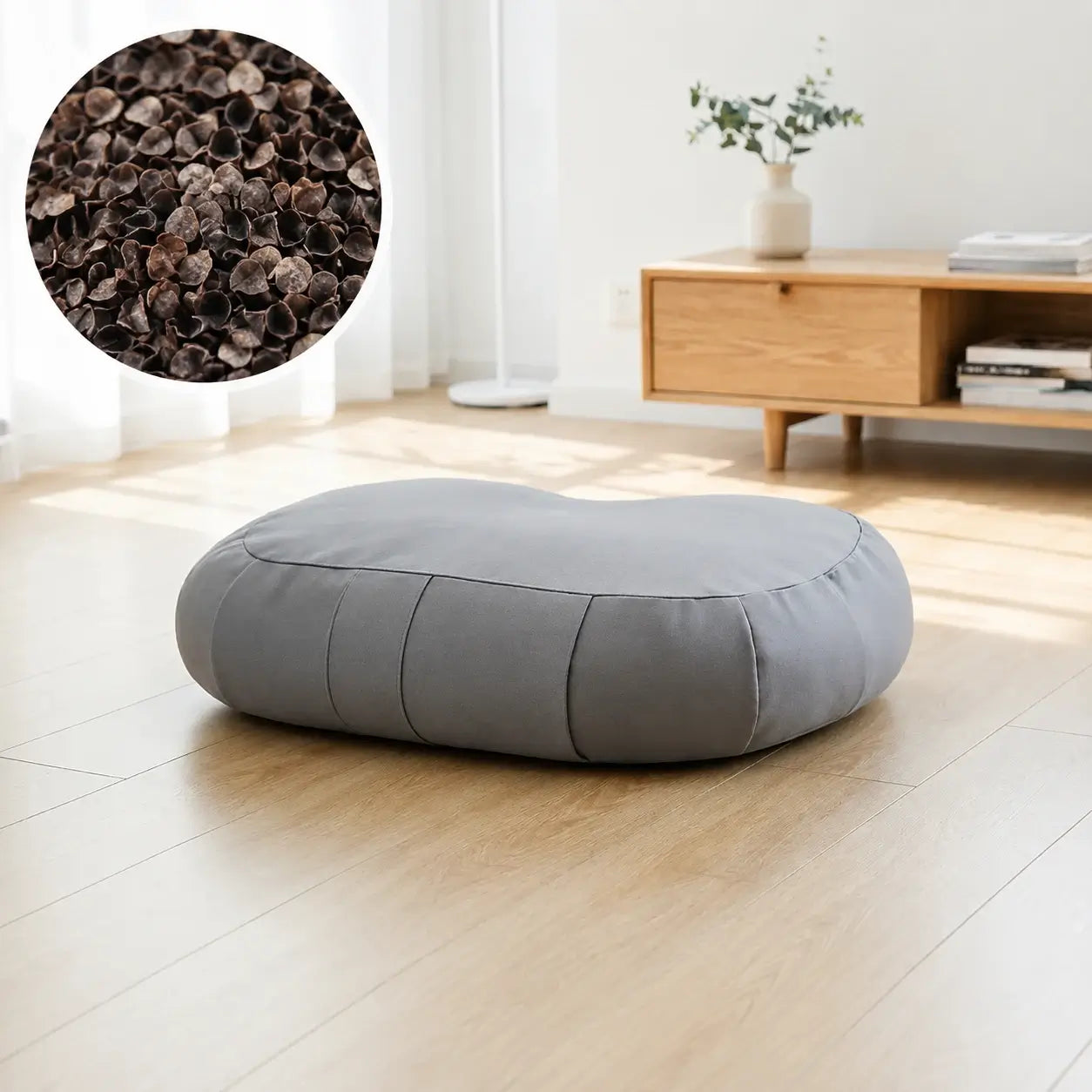 The Crescent Cushion — For People Whose Legs Fall Asleep at Minute Fifteen